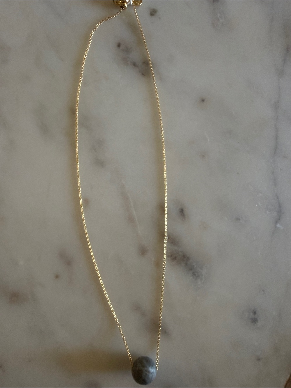 Gorjana power gemstone necklace “Labrodite”